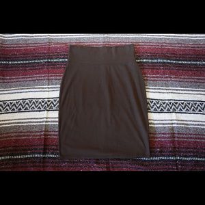 Athleta STRETCH pencil skirt in brown